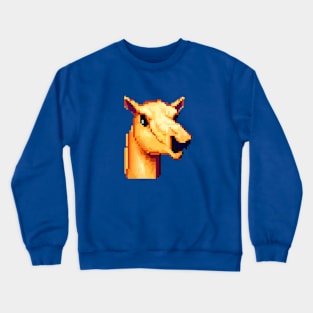 Head animal pixel art Crewneck Sweatshirt